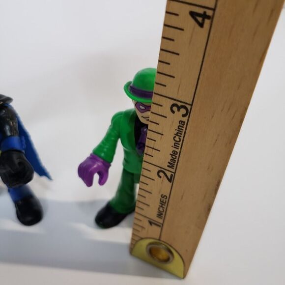 Imaginext DC Super Friends 3 pc Lot Batman Joker The Riddler Action Figures - Picture 7 of 7